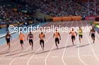 Alonso Edward winning the 200 metres at the Glasgow Diamond League. Photo: David T. Hewitson/Sports for All Pics